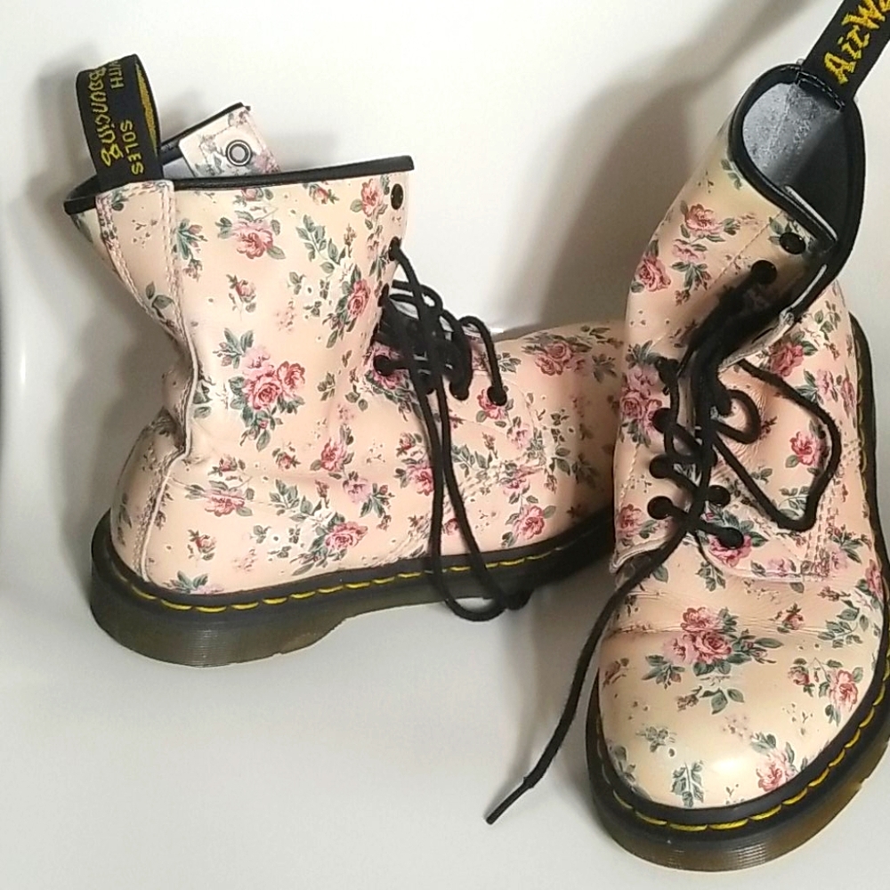 Floral Doc Martens
